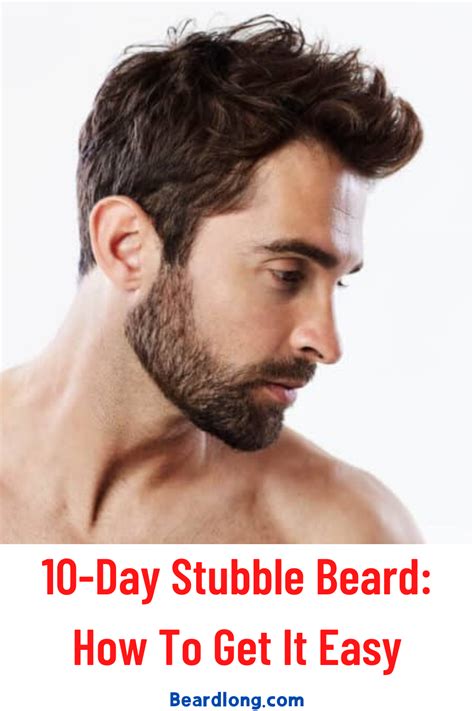how to get a stubble beard